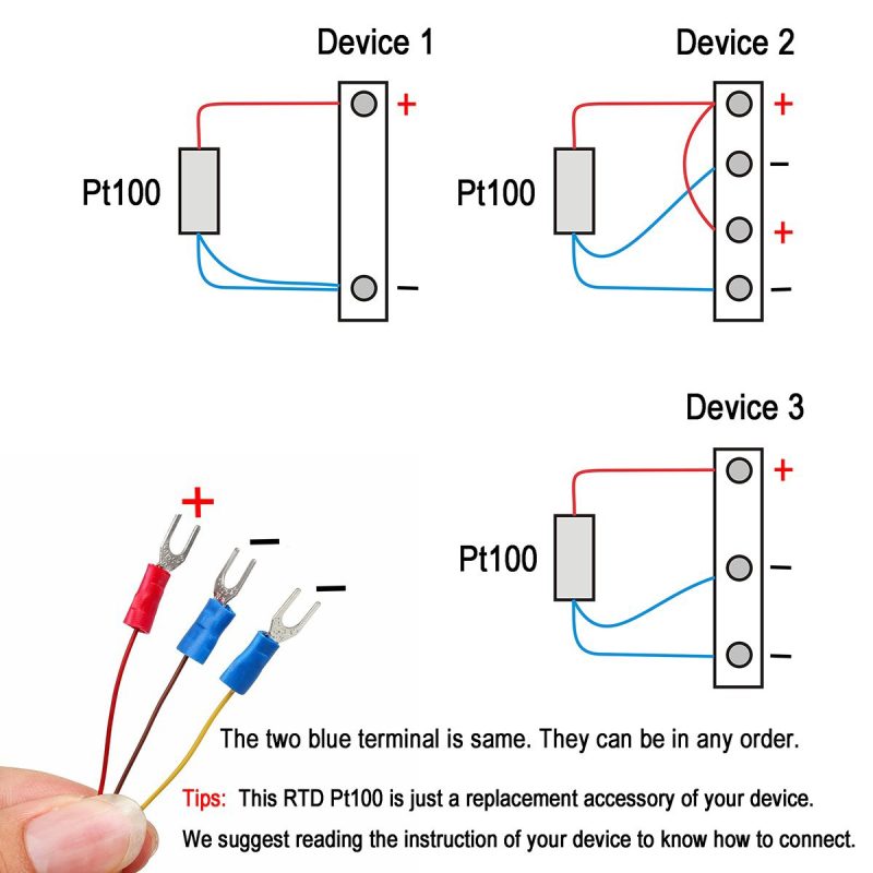 Sơ đồ đấu dây cảm biến nhiệt độ M416